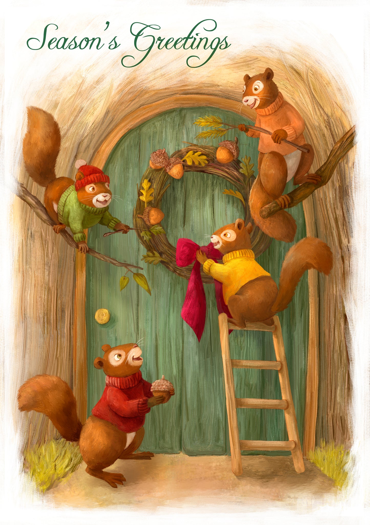 Squirrels' Wreath
