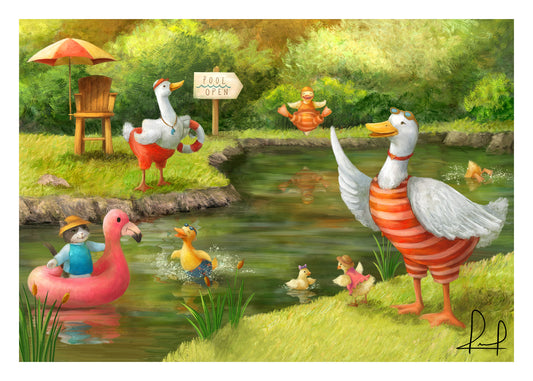 Farmyard Pool Day