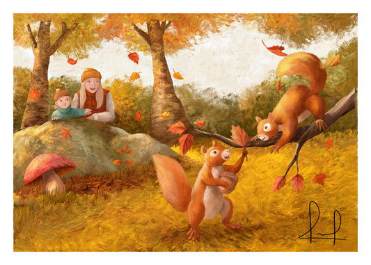 Among the Autumn Leaves
